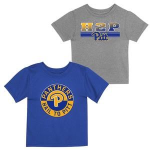 NCAA Pitt Panthers Toddler Boys' 2pk T-Shirts Size 4T New